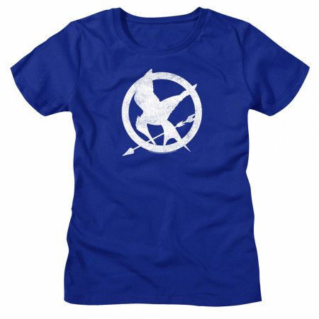 The Hunger Games Mockingjay Symbol Distressed Juniors T-Shirt