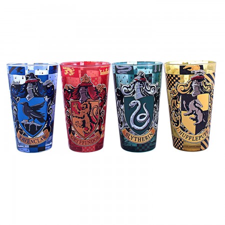 Harry Potter Houses Four Pack Pint Glass Set