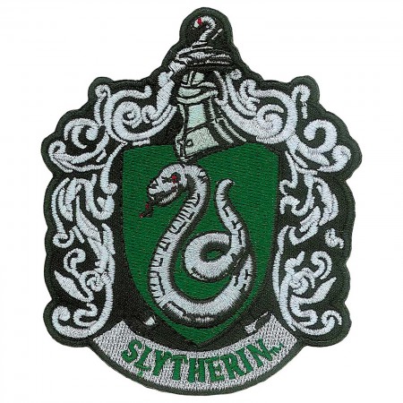 Harry Potter Slytherin School Insignia Iron On Patch