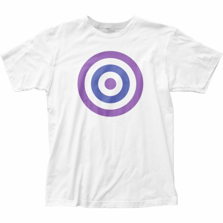 Marvel Studios Hawkeye Series Bullseye Symbol White T-Shirt