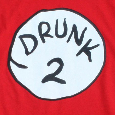 Drunk 2 Bottle Opener Halloween Costume Red T-Shirt