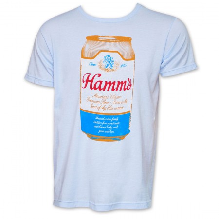 Hamm's Beer Can Men's Light Blue T-Shirt