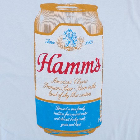 Hamm's Beer Can Men's Light Blue T-Shirt