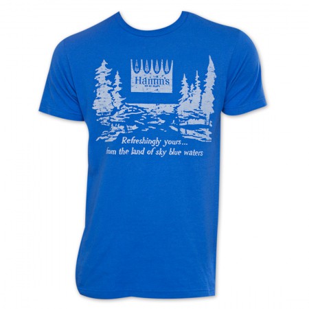Hamm's Beer Vintage Blue Forest T-Shirt