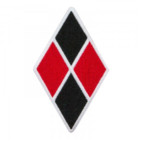 Harley Quinn Red & Black Patch