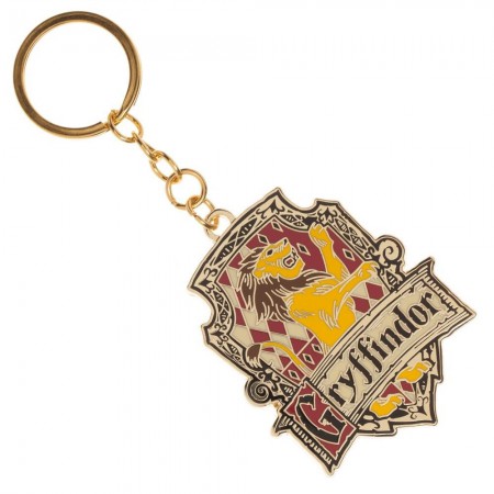 Harry Potter Gryffindor Crest Metal Enamel Keychain