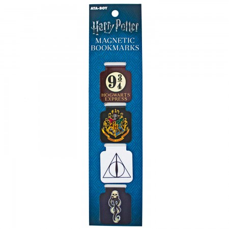 Harry Potter Symbols Magnetic Bookmarks Set Of 4
