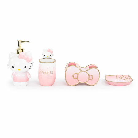 Hello Kitty Pink Ombre 4-Piece Bathroom Set