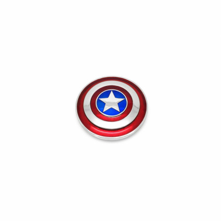 Marvel Captain America Small Shield Sterling Silver Pendant