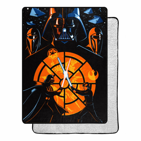 Star Wars Return of the Jedi Showdown Poster 60 X 80 Silk Touch Throw