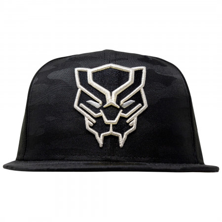 marvel black panther fitted hat