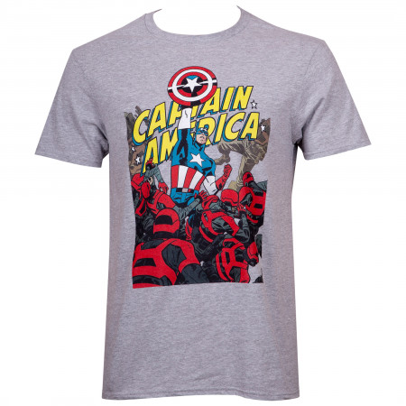 Captain America Fighting Through T-Shirt