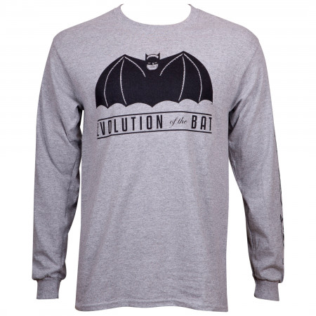 Batman Evolution 80th Anniversary Long Sleeve T-Shirt