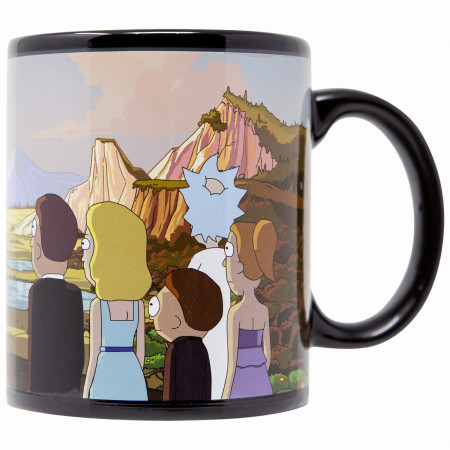 Rick and Morty Sunset Heat Changing Mug
