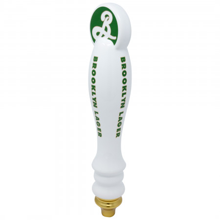 Brooklyn Lager White And Green Tap Handle