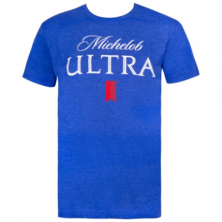 Michelob Ultra Beer Logo Men's Blue T-Shirt