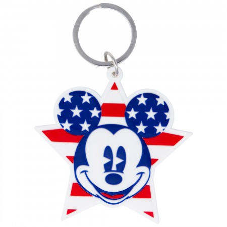 Mickey Mouse Stars And Stripes Keychain