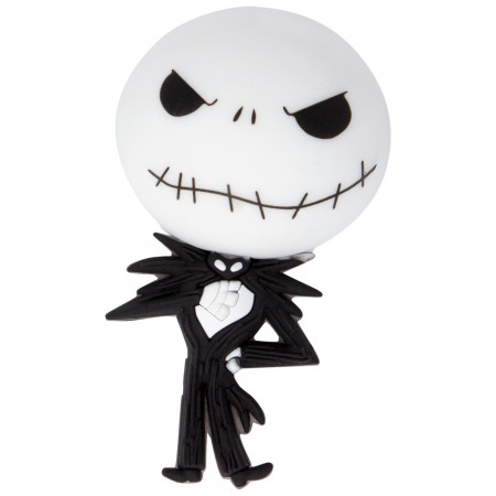 Nightmare Before Xmas White And Black 3D Foam Jack Magnet