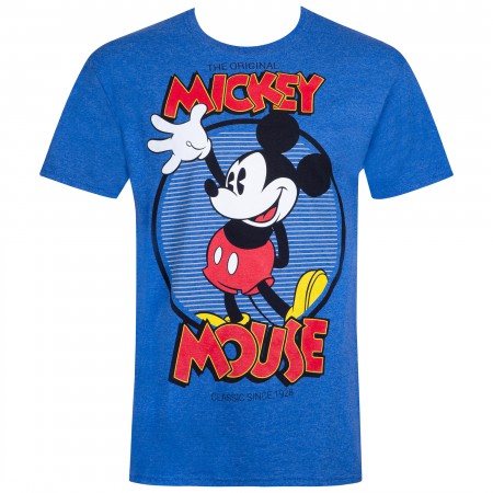 Mickey Mouse Men's Blue Original T-Shirt