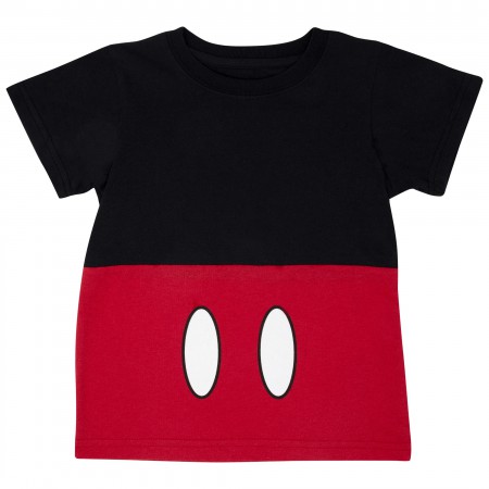 Mickey Mouse Red And Black Toddler Costume T-Shirt