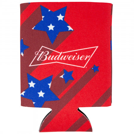 Budweiser Beer Red Shooting Stars Can Cooler