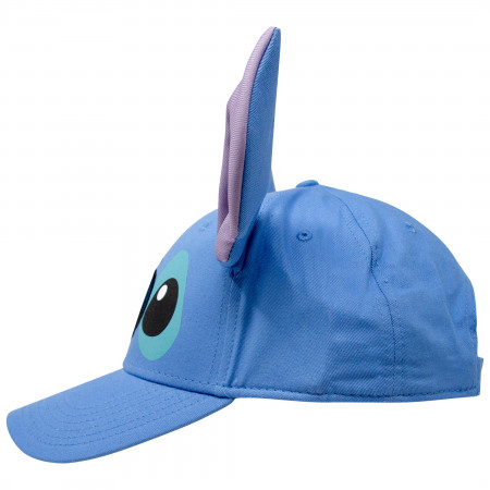 Lilo And Stitch Blue Disney Character Adjustable Strapback Hat