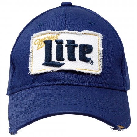 Miller Lite Navy Blue Patch Hat