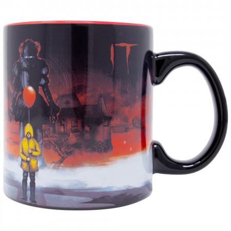 IT 20 Ounce Black And Red Coffee Mug