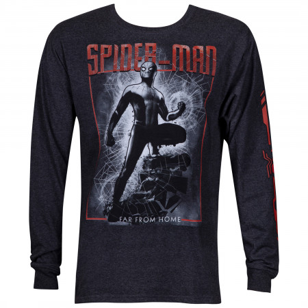 Spider-Man Far From Home Long Sleeve Shirt with Sleeve Print