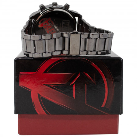 Avengers "A" Symbol Dark Grey Metal Watch