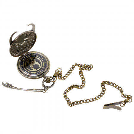 Loki God of Mischief Golden Pocketwatch