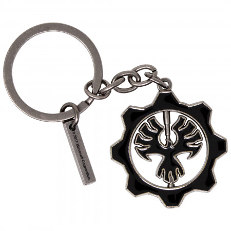 Gears of War Rotating Logo Keychain