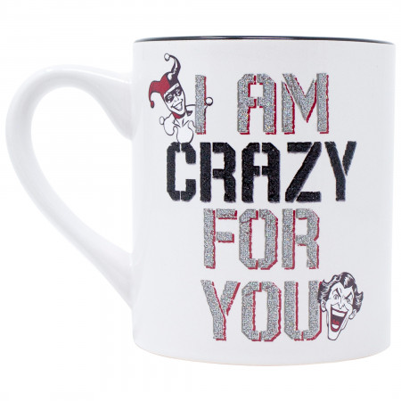 Harley Quinn and Joker Crazy For You Coffee Mug