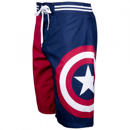 Captain America Swim Shorts