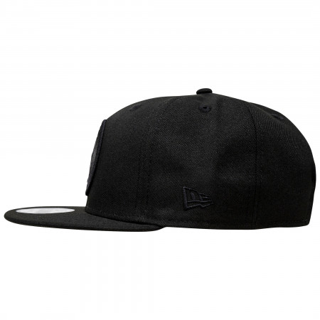 Captain America Black on Black New Era 9Fifty Adjustable Hat