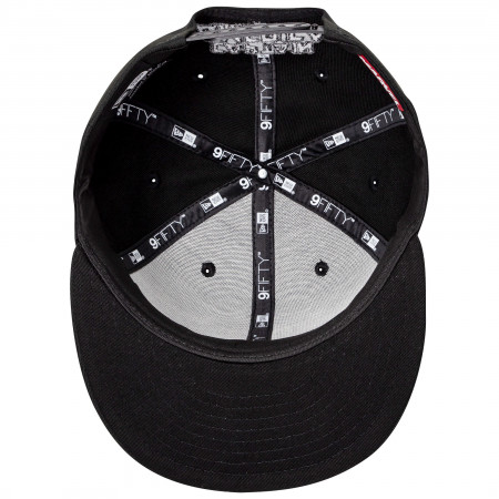 Captain America Black on Black New Era 9Fifty Adjustable Hat
