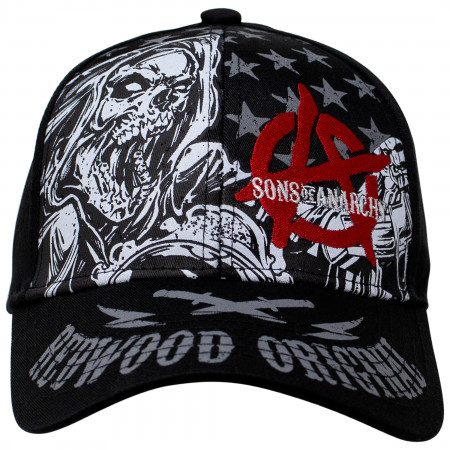 Sons of Anarchy Reaper Redwood Original Snapback Hat