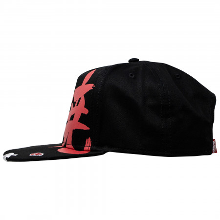 Naruto Akatsuki Kanji Ring Snapback Hat