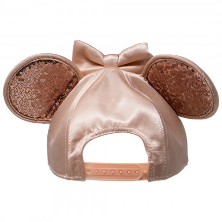 Disney Minnie Mouse Youth Ears and Bow Pink Hat