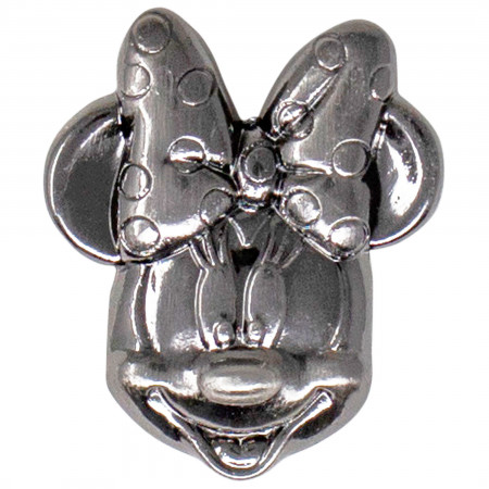 Disney Minnie Mouse Head Pewter Lapel Pin