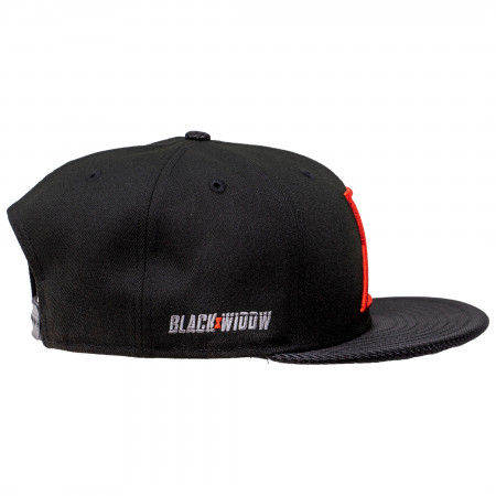 Black Widow Movie Carbon Symbol 9Fifty Adjustable New Era Hat