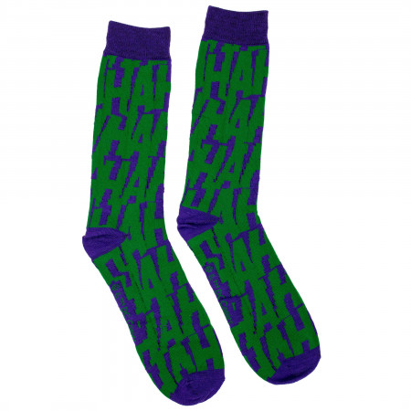 The Joker HaHaHa All-Over Crew Socks