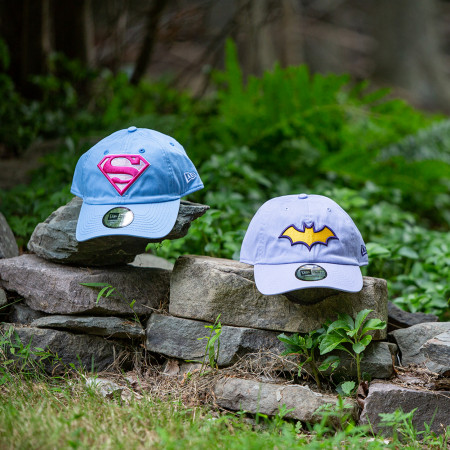 Batgirl Symbol on Lavender New Era Casual Classic Adjustable Hat