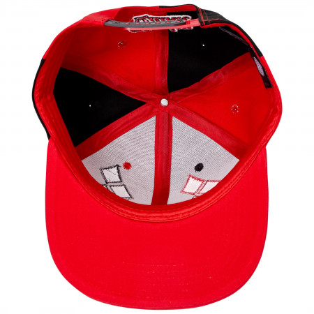 Harley Quinn Diamonds Symbol Adjustable Snapback Hat