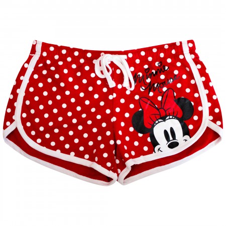 Minnie Mouse Women's Polka Dot Red Shorts