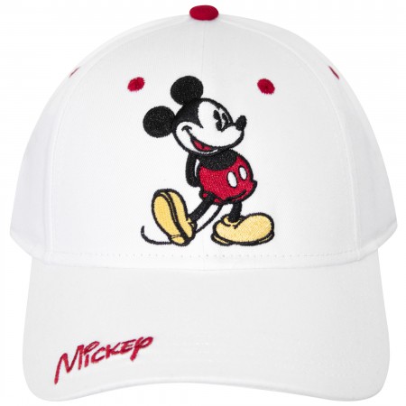 Mickey Mouse Pose White Hat