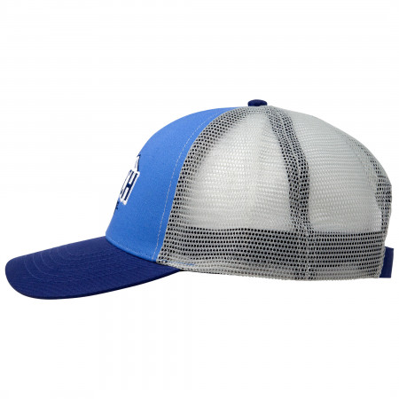 Busch Light Beer Logo Adjustable Blue Trucker Hat