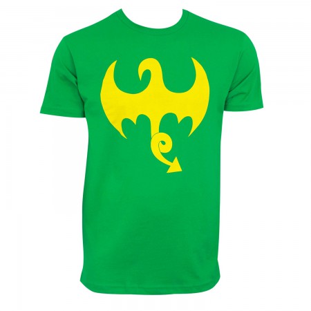 Iron Fist Men's Green Dragon Logo T-Shirt