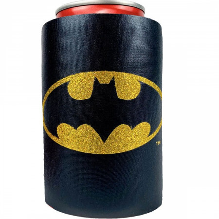 Batman Logo Metallic Finish Can Cooler