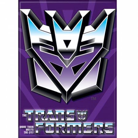 The Transformers Decepticons Logo Magnet